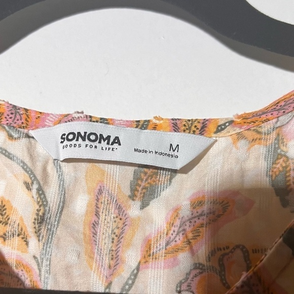 Sonoma Goods For Life Ruffle Sleeve Smocked Maxi Dress NWT Medium - Picture 7 of 9